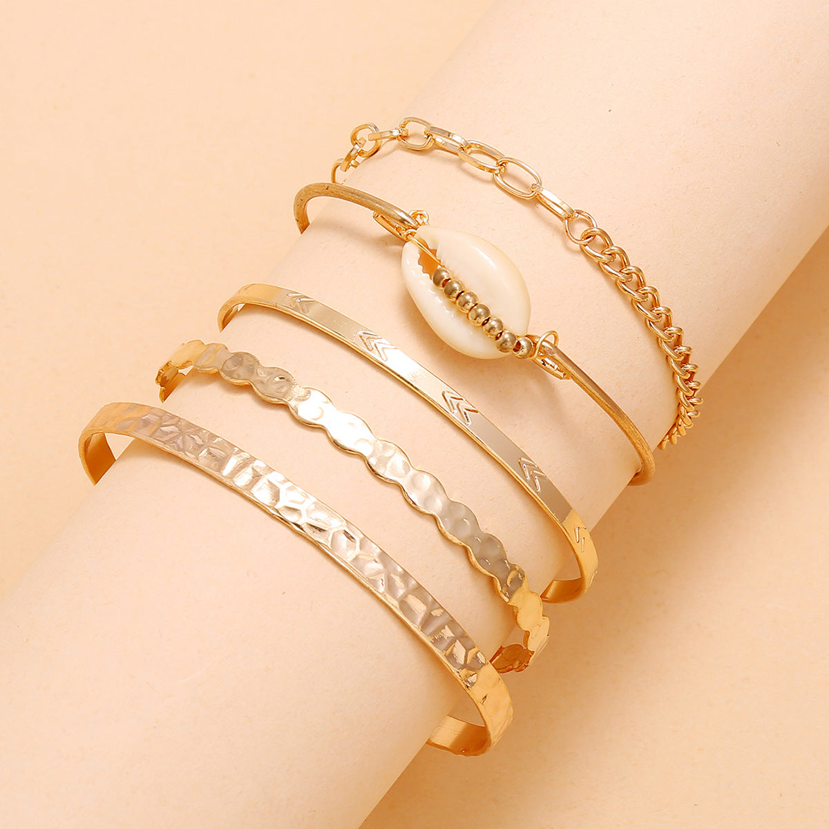 Water Ripple Arrow Bracelet 5 Piece Set