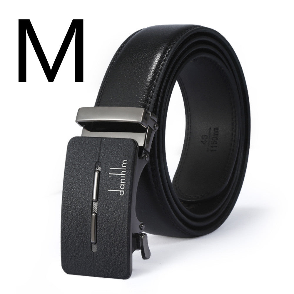 Men's New Leather Belt With Automatic Buckle