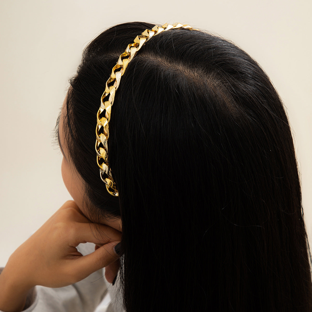 Accessories Simple Design Twist Chain Wash Headband