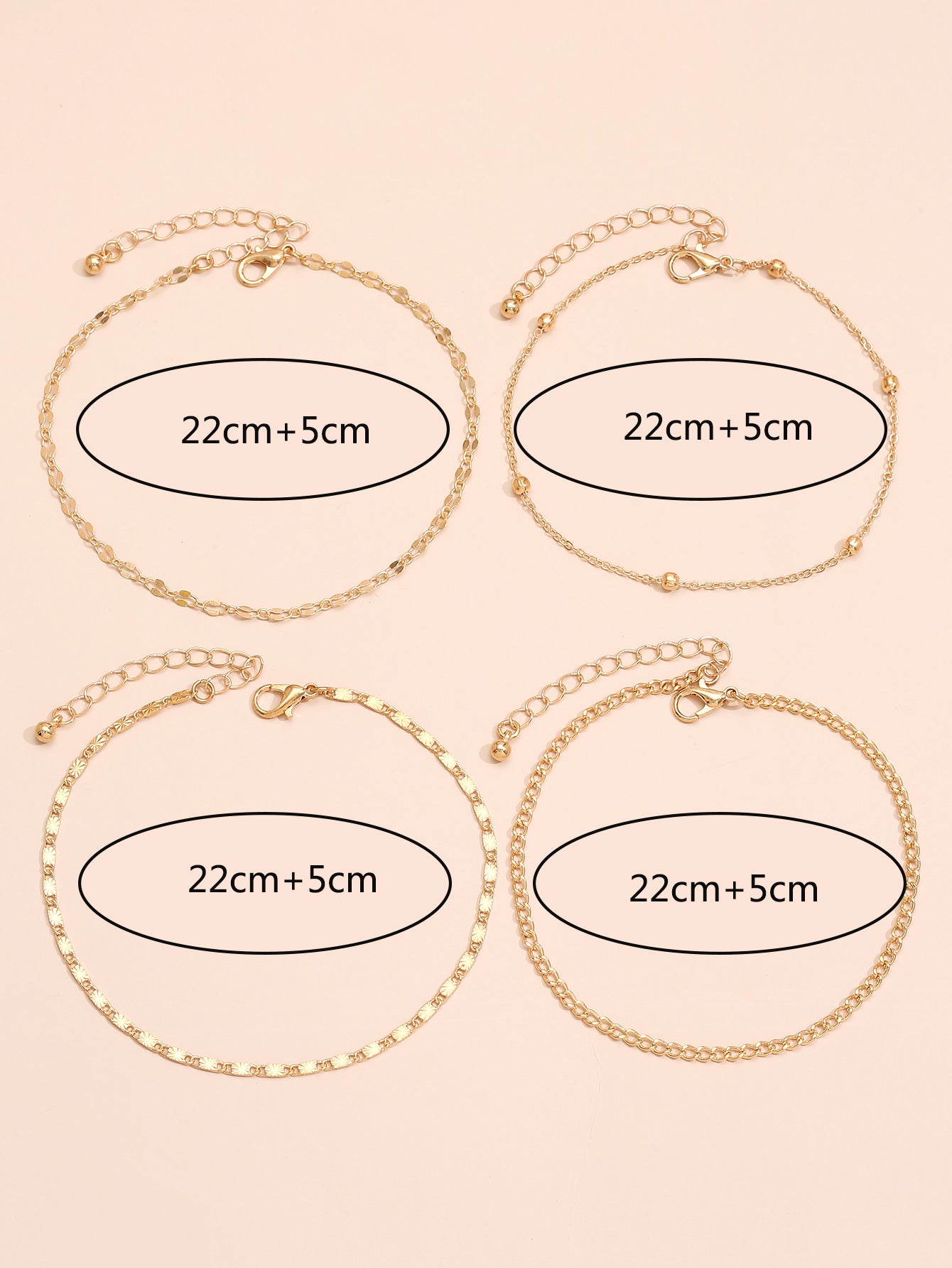 Fashion Simple And Irregular All-match Anklet