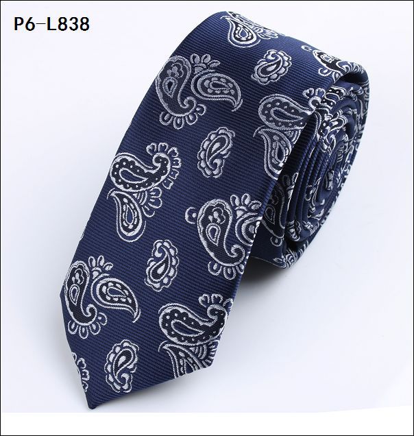 Korean Style Men's Tie Business Stylish Spot Goods Tie Cashew Flower Tie