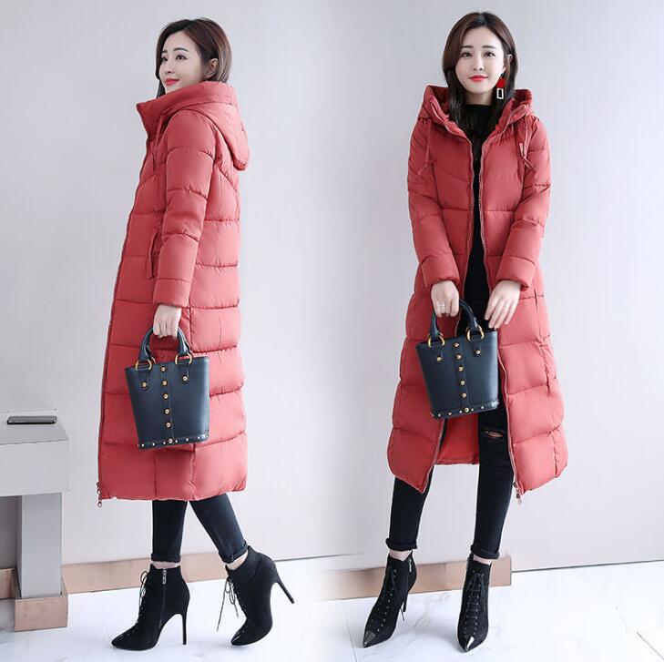 Women's Mid-length Thickened Slim Down Padded Jacket