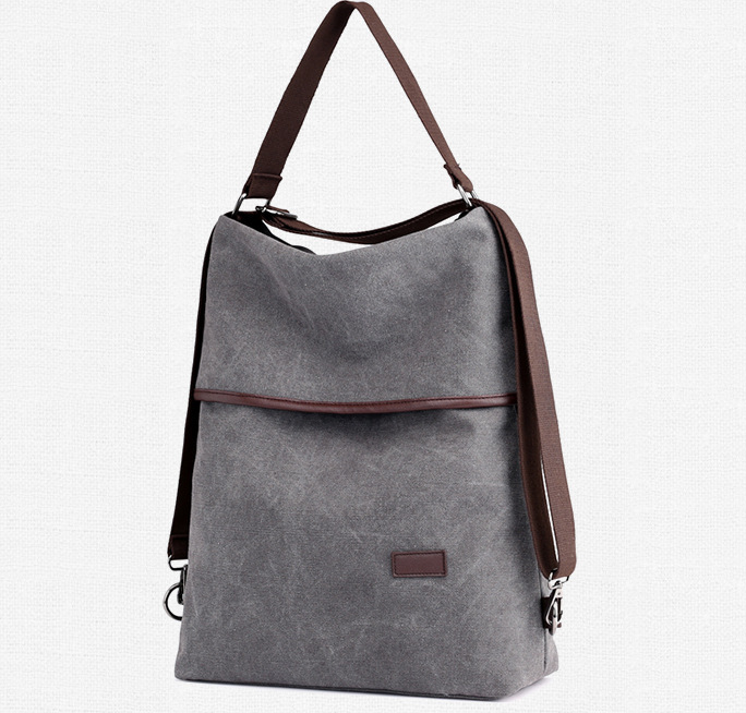 Multifunctional Fashion Simple Canvas Backpack