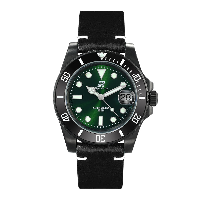 San Martin Green Water Ghost Diving Watch