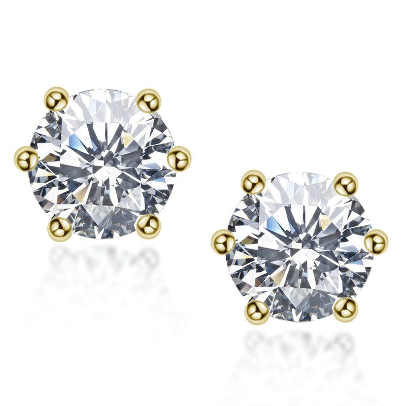 0.5 carat moissanite earrings