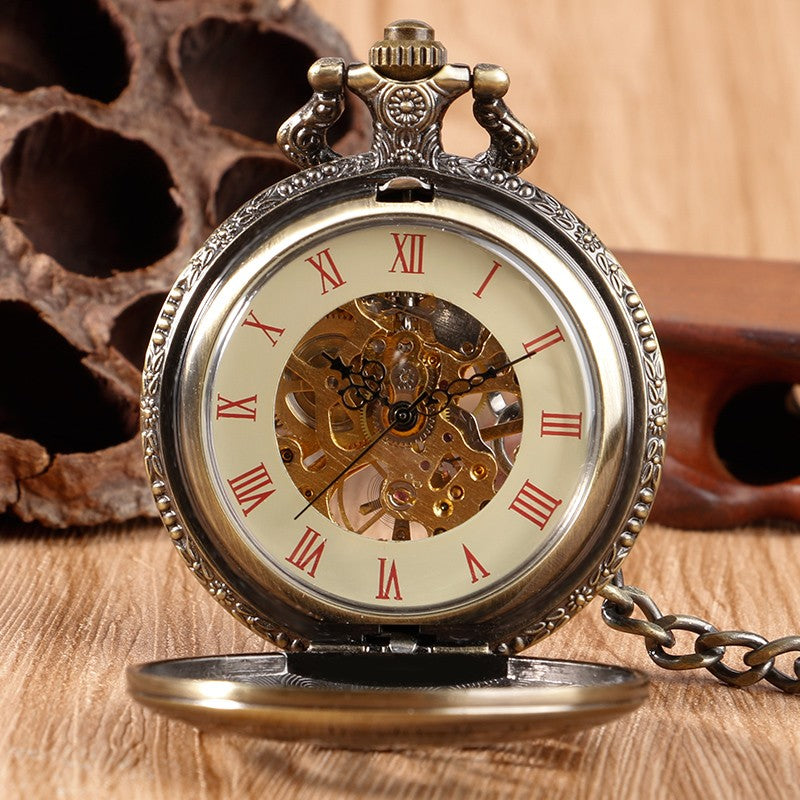 Manual mechanical pocket watch