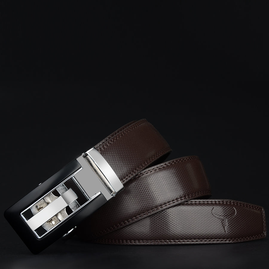 Men's business leather belt