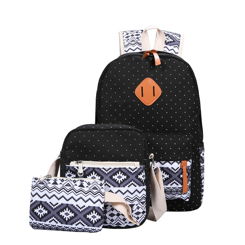 Three-piece wave backpack