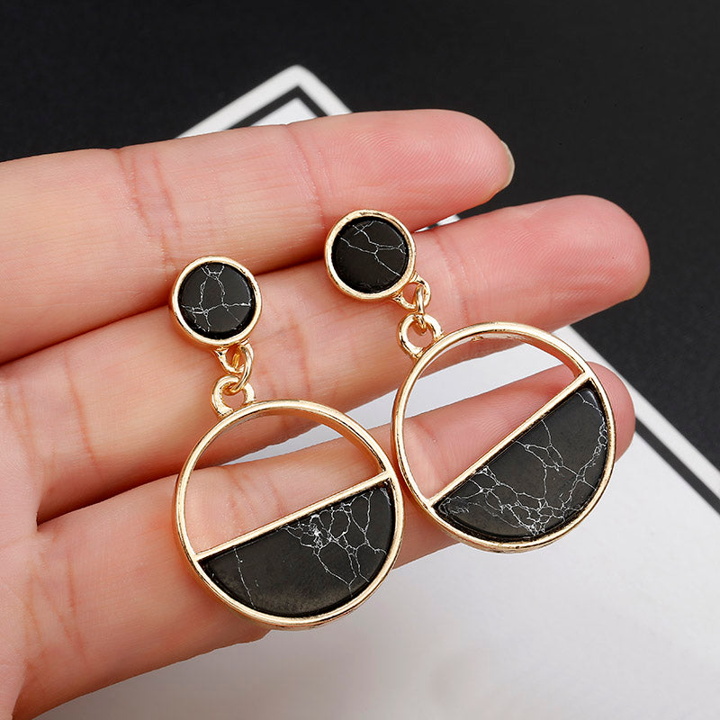 European and American new simple earrings