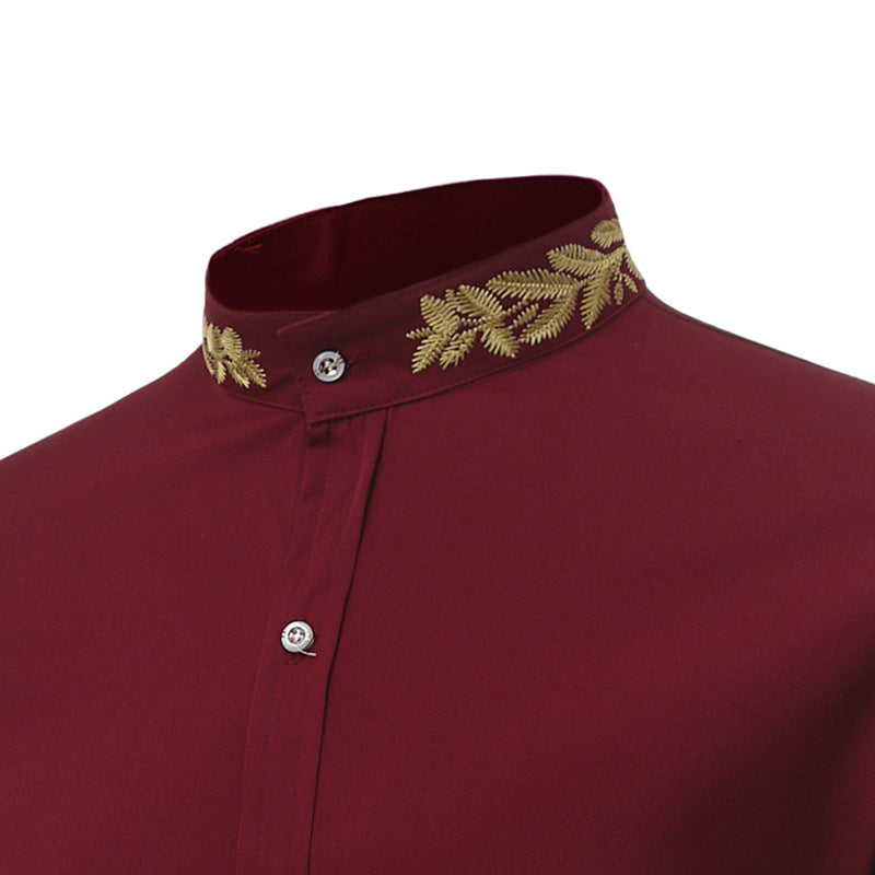 New autumn/winter men's long-sleeved shirts