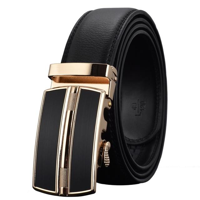 Automatic Buckle Leather Men Belt