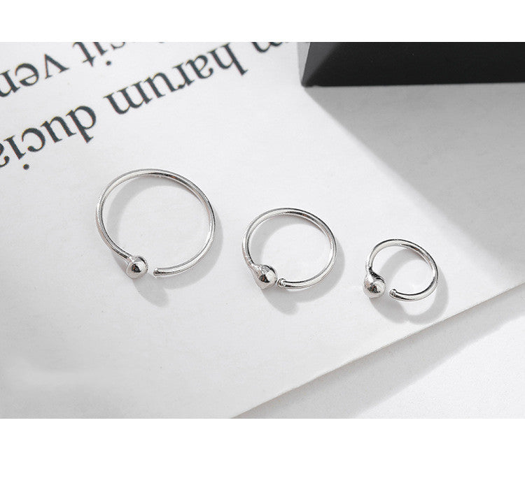 Hypoallergenic ear bone ring