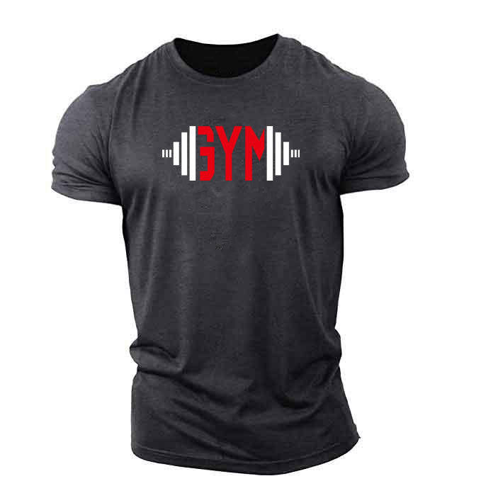 Popular Male Style GYM Muscle Brother Short Sleeves