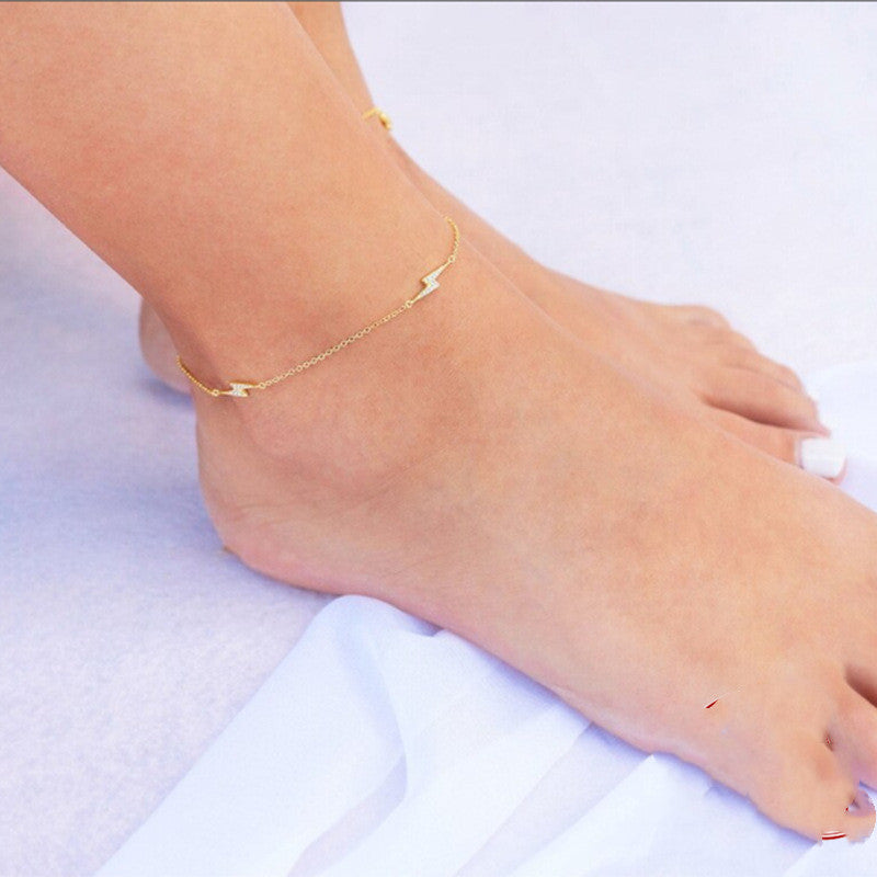 S925 Sterling Silver Fashion All-match Anklet