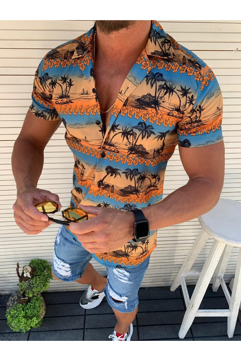 Men's short sleeve shirt Hawaii