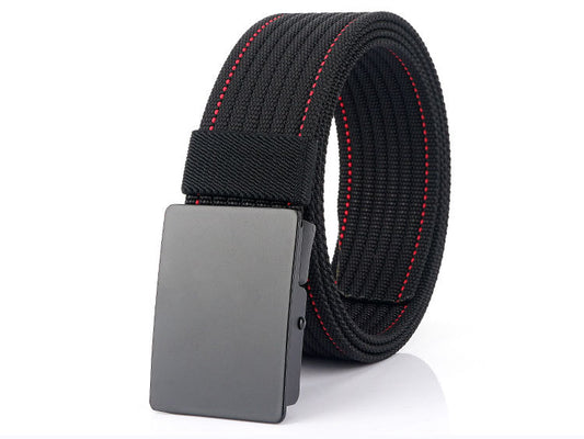 Outdoor Sports Automatic Buckle Canvas Belt