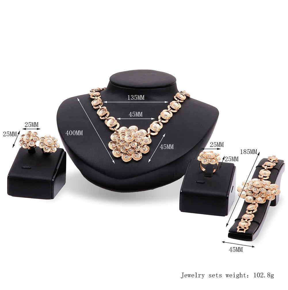 Alloy Four-piece Alloy Jewelry Set