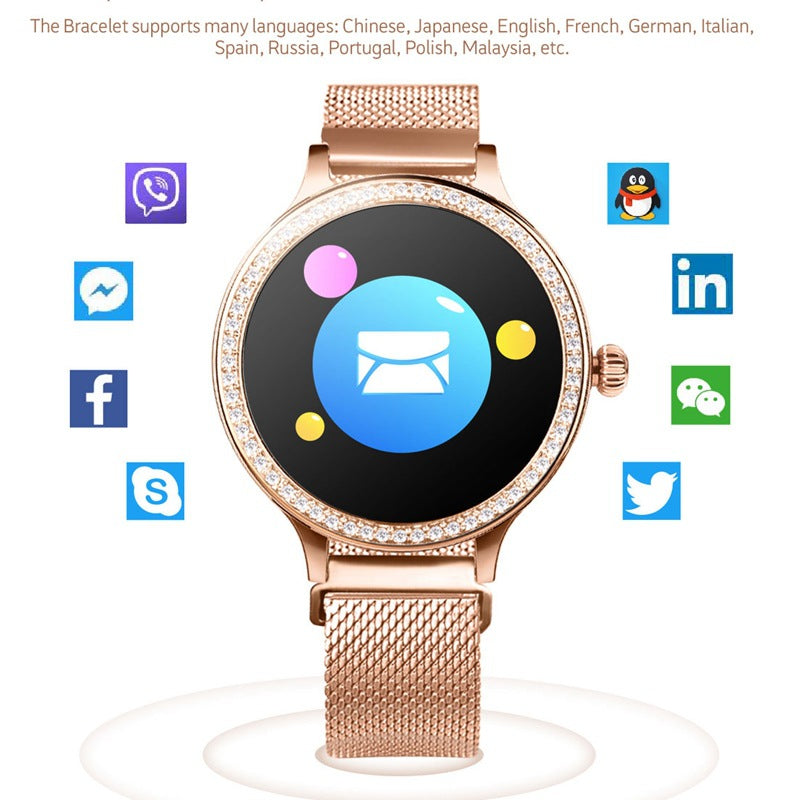 The M8 smartwatch bracelet for women