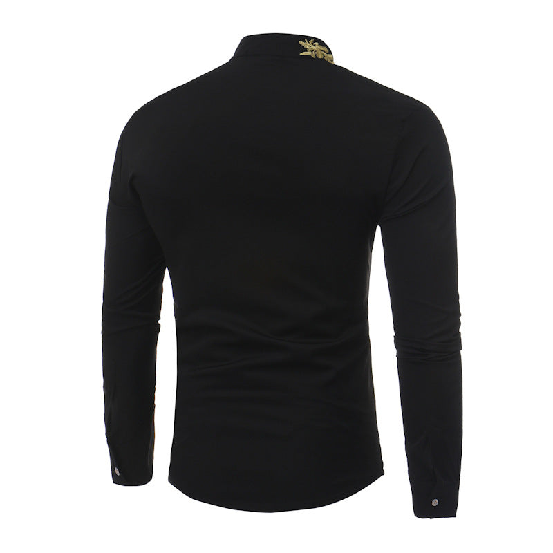 New autumn/winter men's long-sleeved shirts