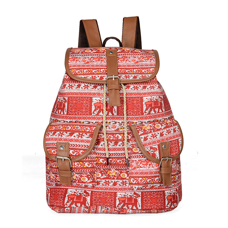 Women's canvas backpack