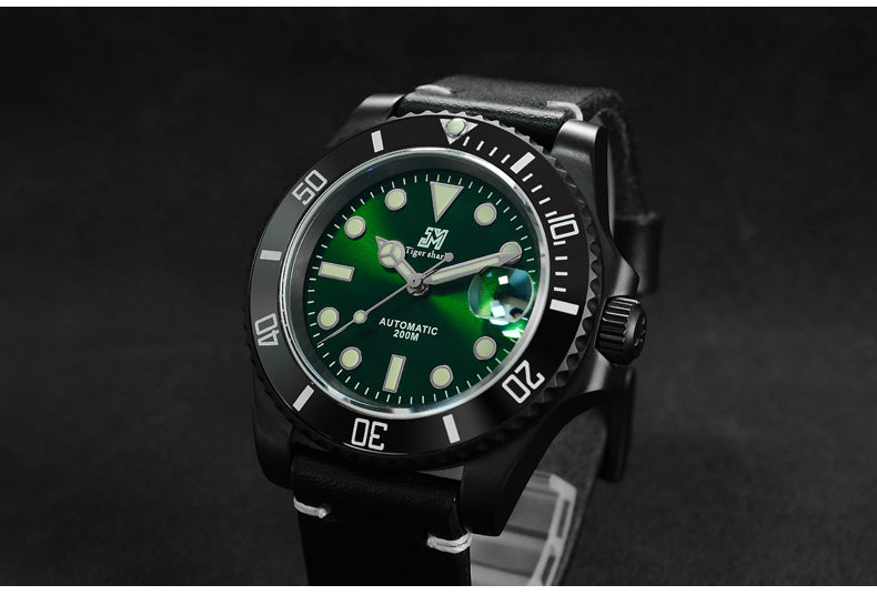 San Martin Green Water Ghost Diving Watch