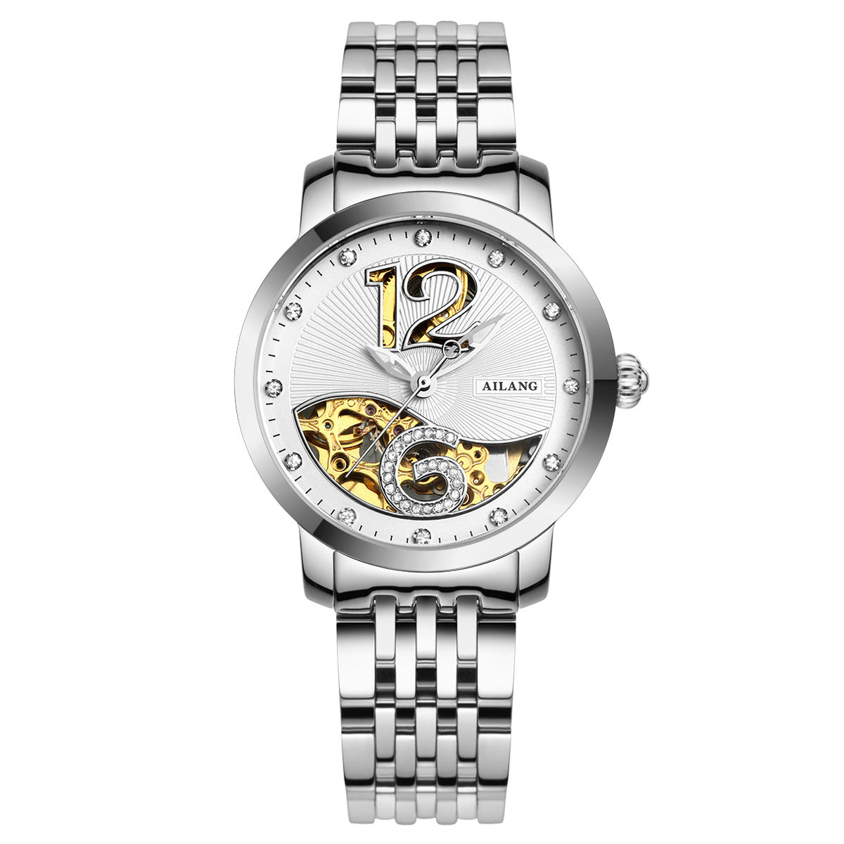 Hollow diamond fashion ladies watch