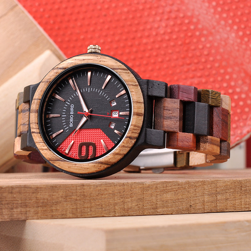 Wooden watch for men