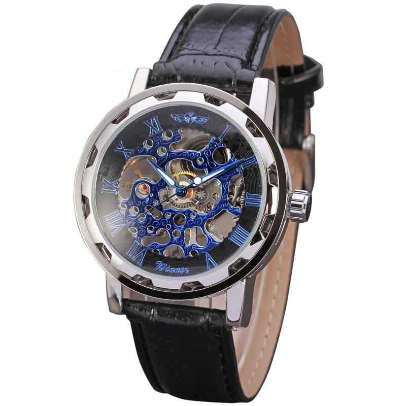 Full hollow men's belt manual mechanical watch