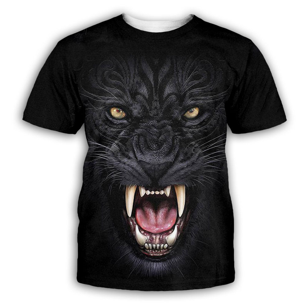 Animal print 3D printed T-shirt