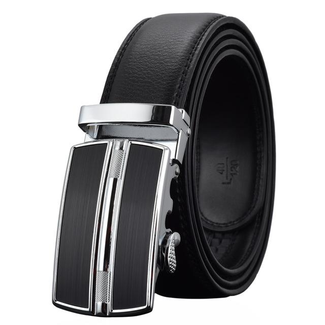 Automatic Buckle Leather Men Belt