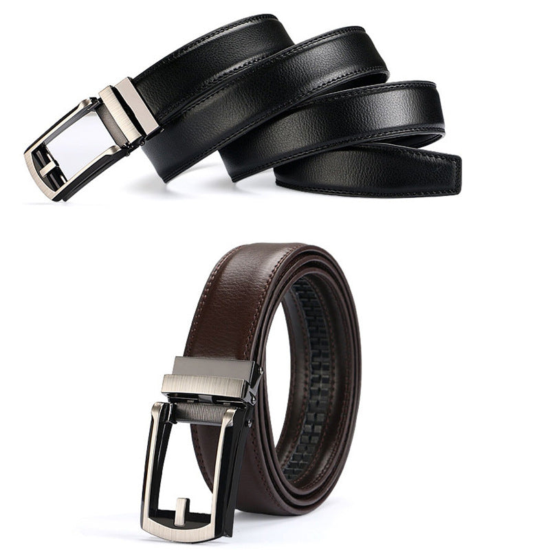 Men's leather belt