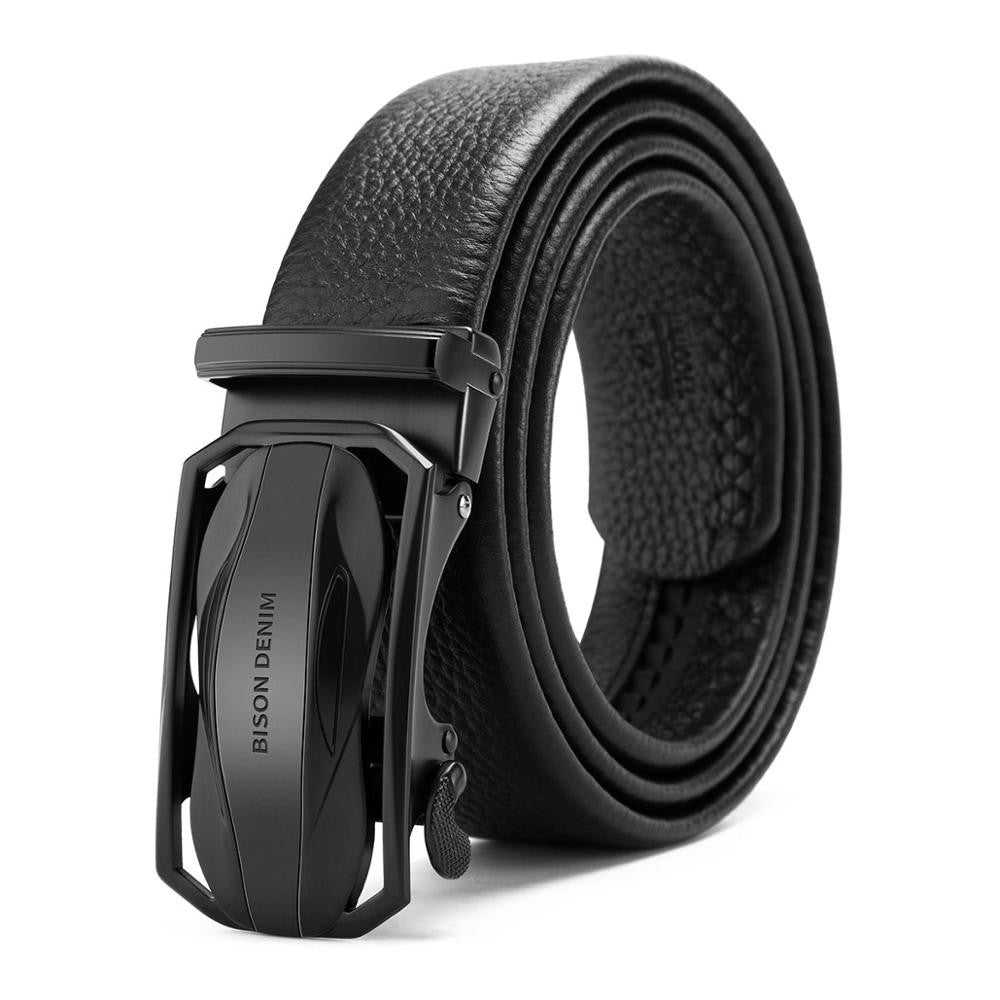 Men's leather belt