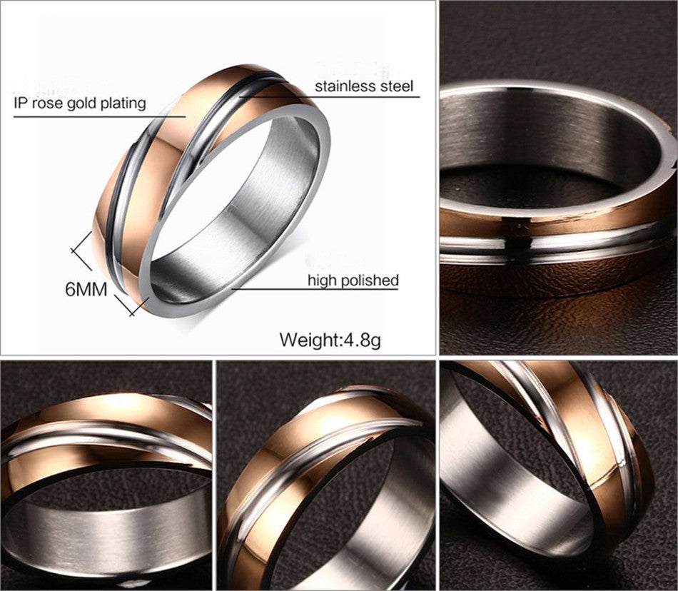 New Fashion Daily Wear Rings Top Quality Lead & Nickel Free Black Color Stainless Steel Men Party Rings