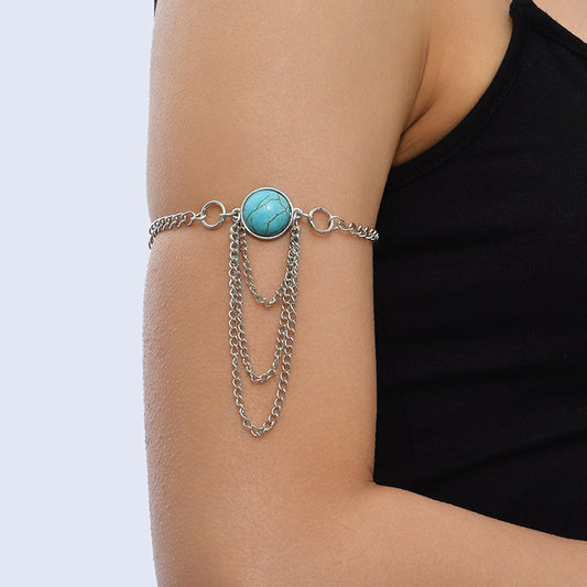 Multilayer Chain Arm Chain Women's Ins Retro Adjustable Body Chain Jewelry