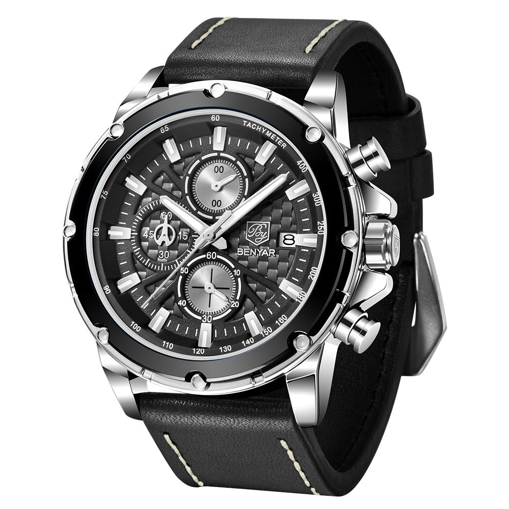 Binya Multifunction Watch Men's Quartz Watch