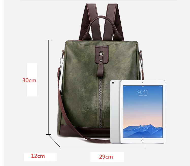 Multifunctional backpack women handbag