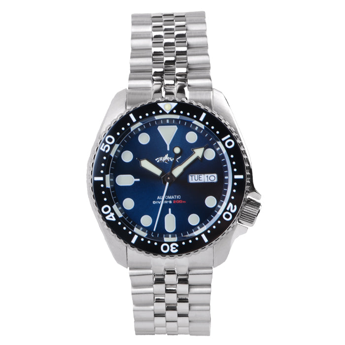 Mechanical luminous diving watch