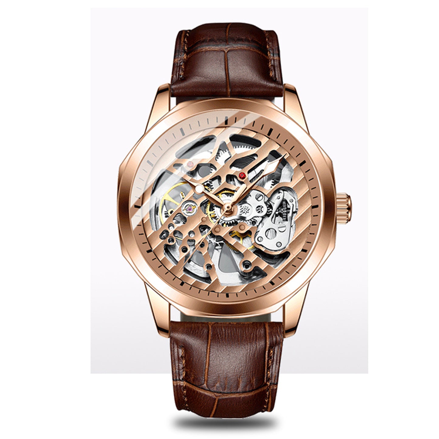 Men's Mechanical Watch Fully Automatic Hollow Out Famous