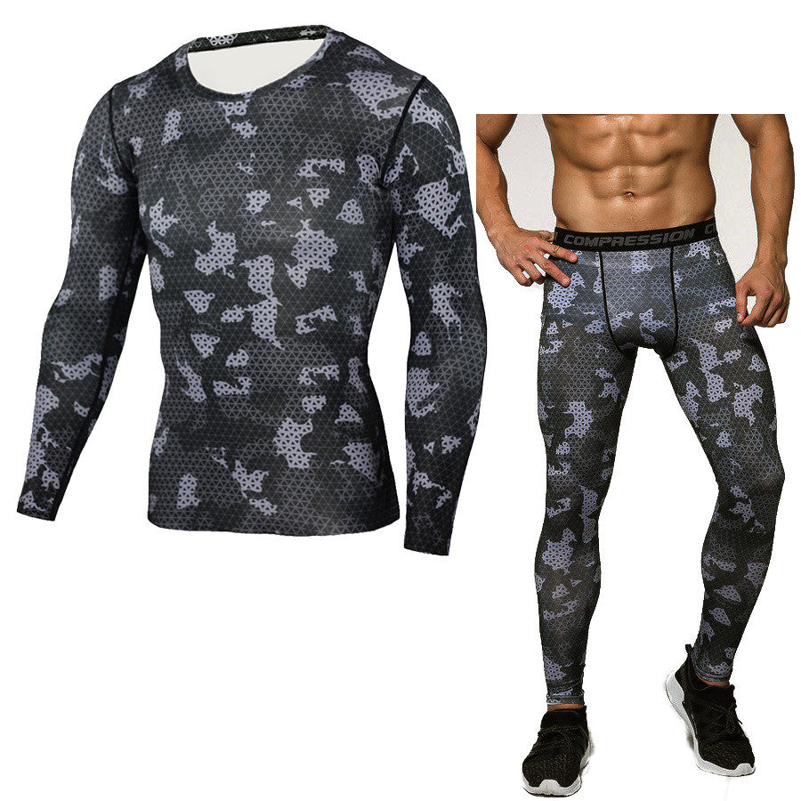 Camouflage leggings suit