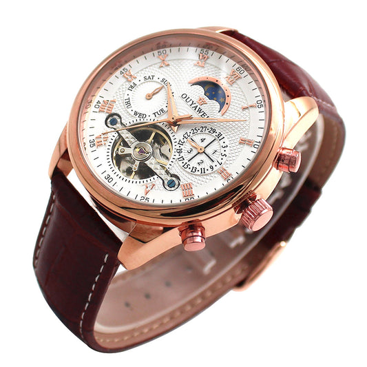 Men's waterproof mechanical watch