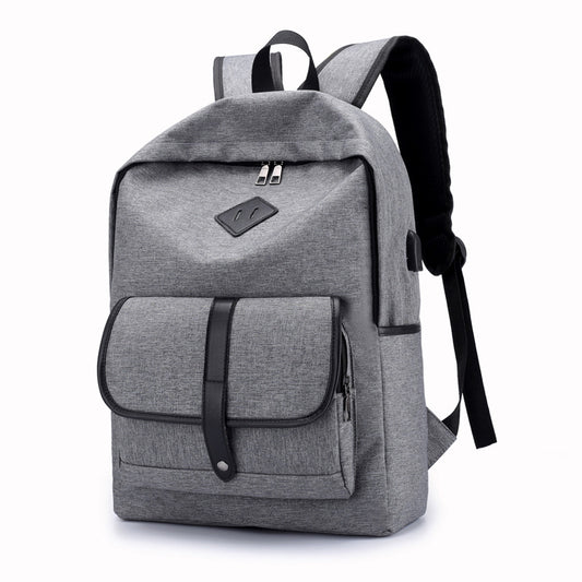 Backpack USB Charging Men's Backpack Charging Schoolbag