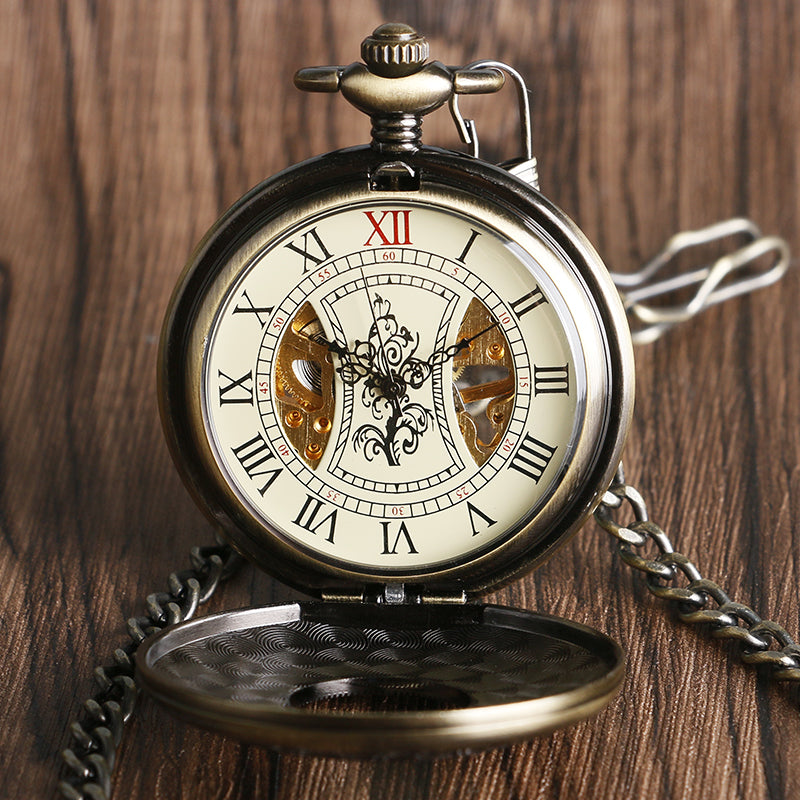 Manual mechanical pocket watch