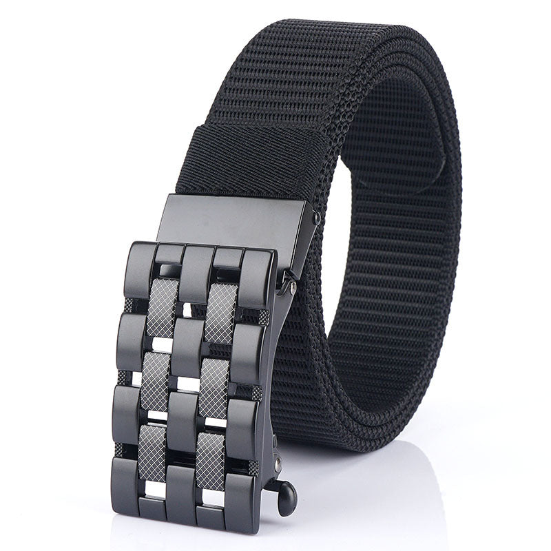 Automatic buckle nylon belt