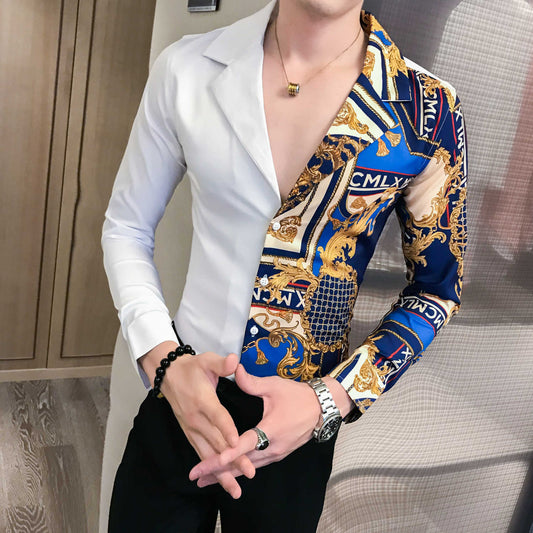 Men's Korean style slim long sleeves