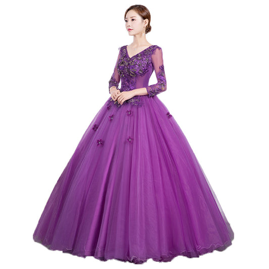 Fantasy Forest Pettiskirt Long Evening Dress