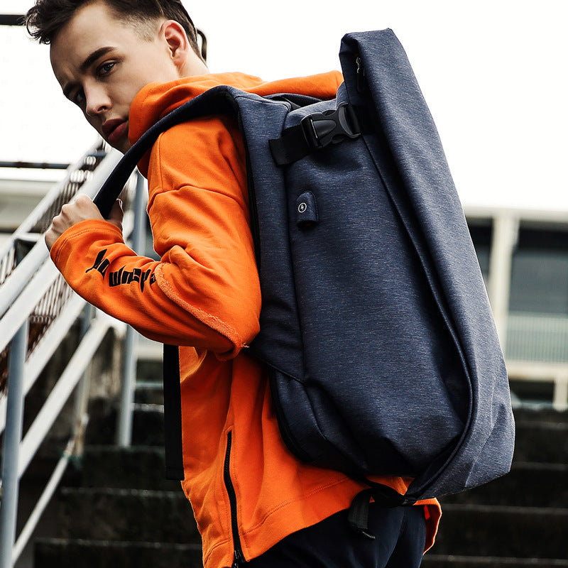 Backpack Men's Fashion Trend Backpack Korean Riding Backpack