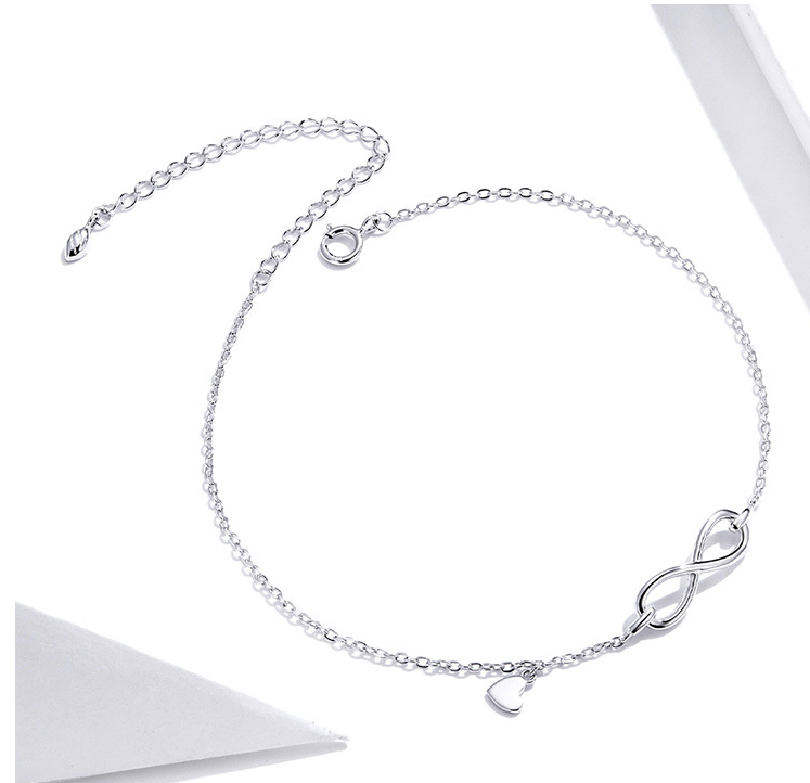 Anklet Sterling Silver Simple Foot Ornaments