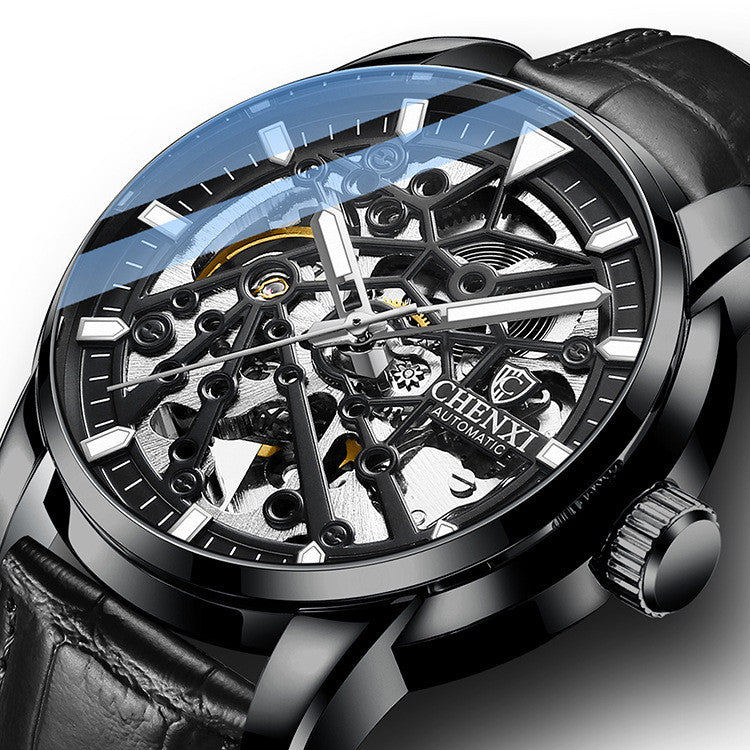 Hollow Automatic Mechanical Watch Men's Waterproof Luminous Mechanical Watch