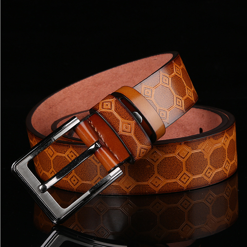 New Style Men's Leather Belt, European And American Fashion Popular Belt