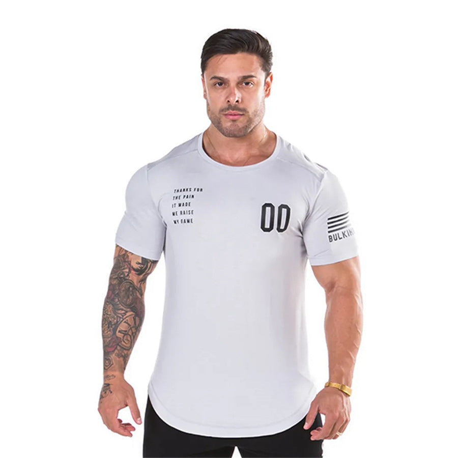 Summer Sports And Leisure Tight-Fitting Short-Sleeved T-Shirt